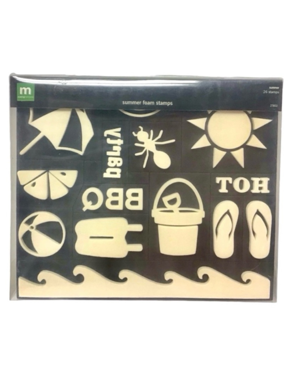 Making Memories “Summer” (26) Foam Rubber Stamps Set (NWOT)